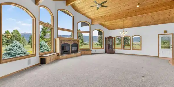 Image 3: Great Room / Dining area/ Views of the Mountains