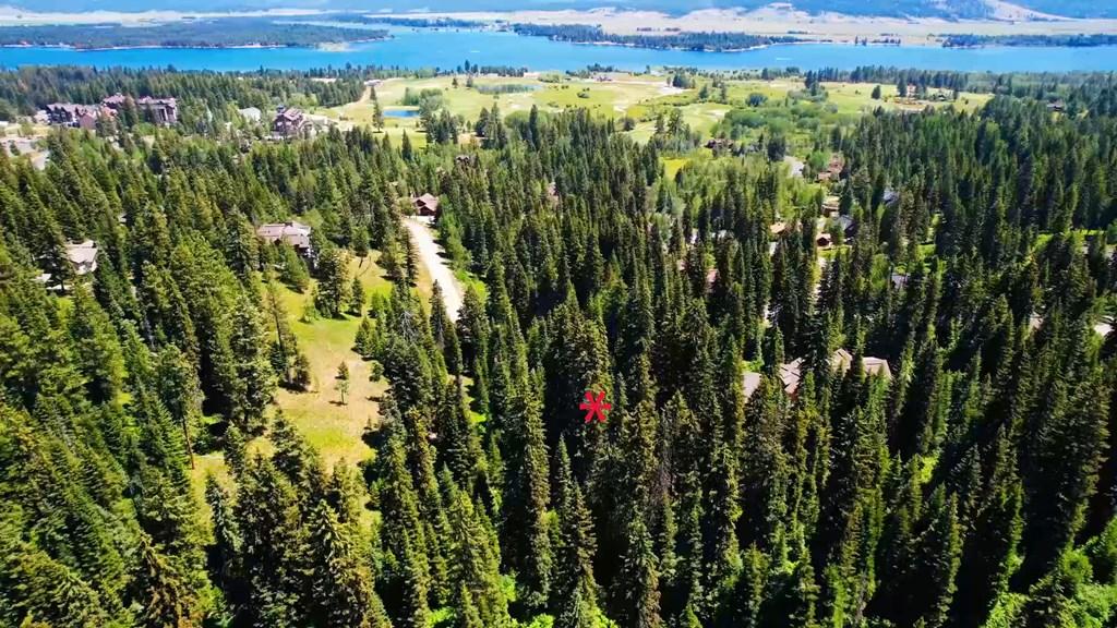 Image 2: Drone / aerial view facing east with views of Lake Cascade.
