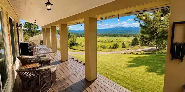 Image 2: Enjoy the Mountain Views from the Deck