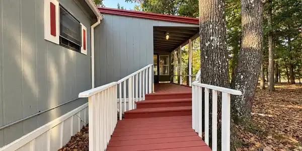 Image 2: Covered Deck Stairs