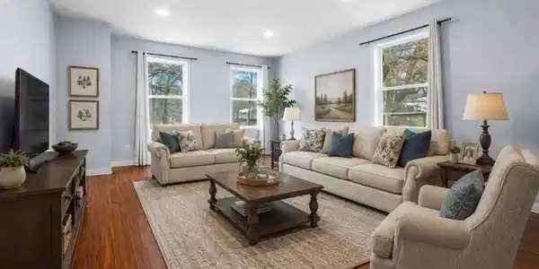 Image 3: AI virtual staging living room
