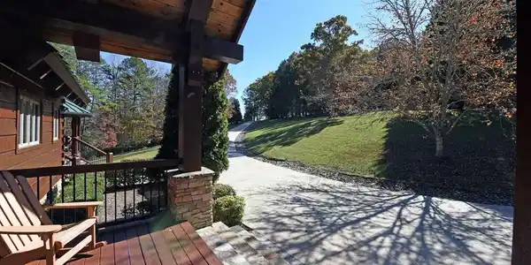 Image 4: Main Driveway, Ends at Two Car attached garage with breezeway to mud room