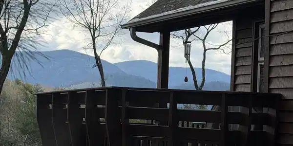 Image 3: Amazing Long Range View from Side Porch