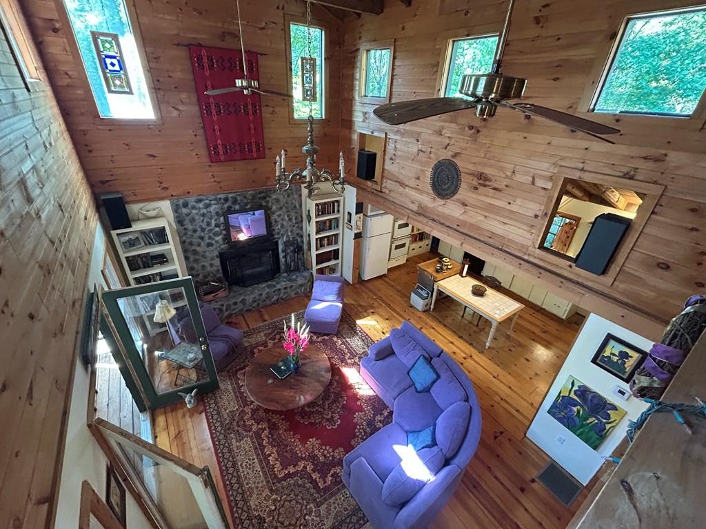Image 3: Great Room from the Loft