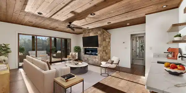 Image 4: Lower Level 2 - Living Room