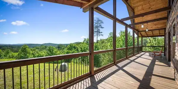 Image 4: Long Range Views from Porch