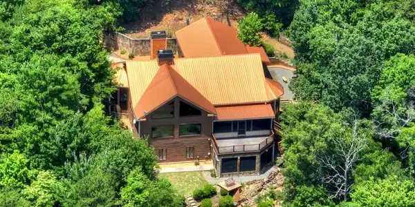 Image 3: Overhead view of the home