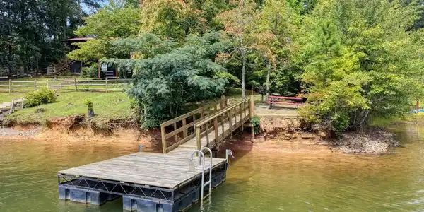 Image 2: Enjoy the Swim Dock, Enjoy the Community Swim Dock at this lake access community