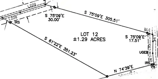 Lot 12 Cricket Lane
