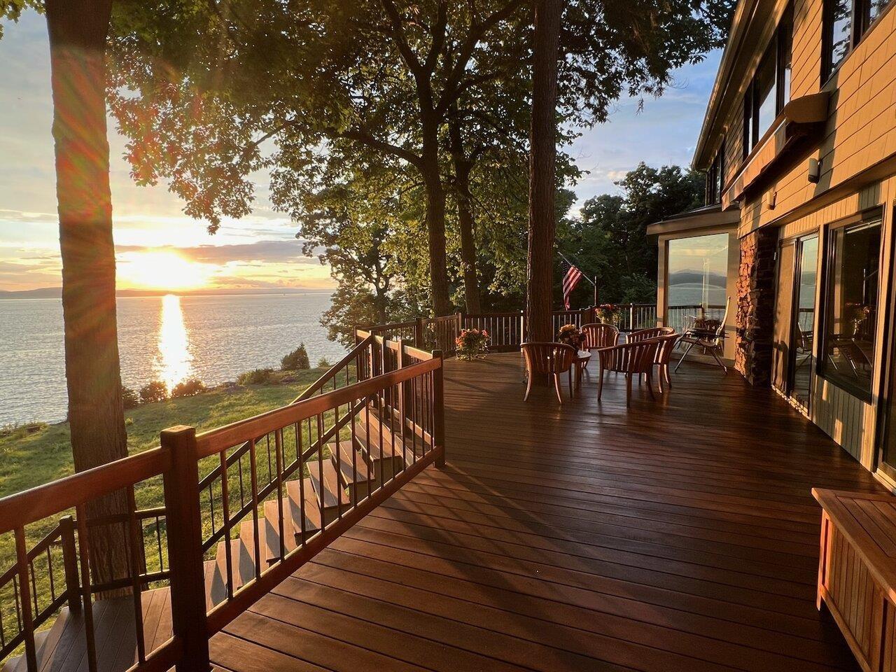 Image 0: Enjoy sunsets on the lake