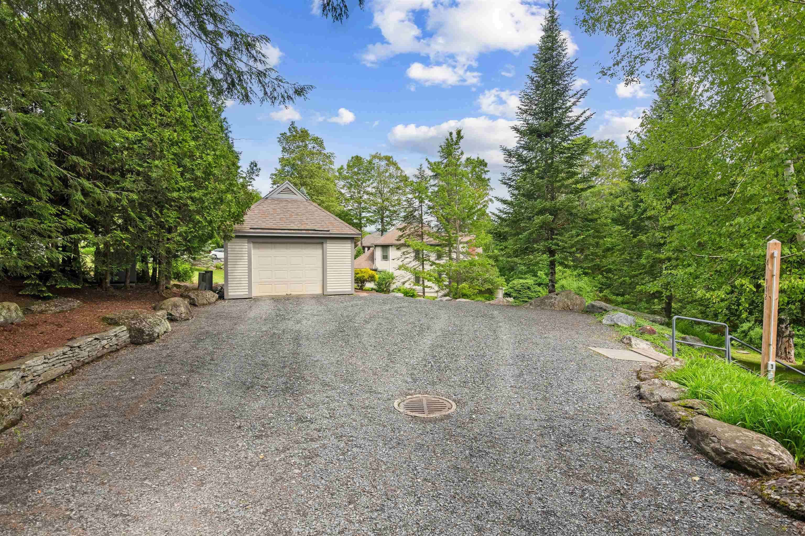 Image 1: as you drive in the private driveway to your garage Image 1: as you drive in the private driveway to your garage