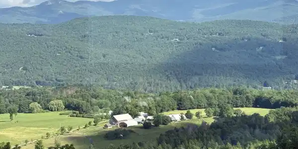 Image 3: VIEW OF VON TRAPP FARM FROM 2ND BEDROOM