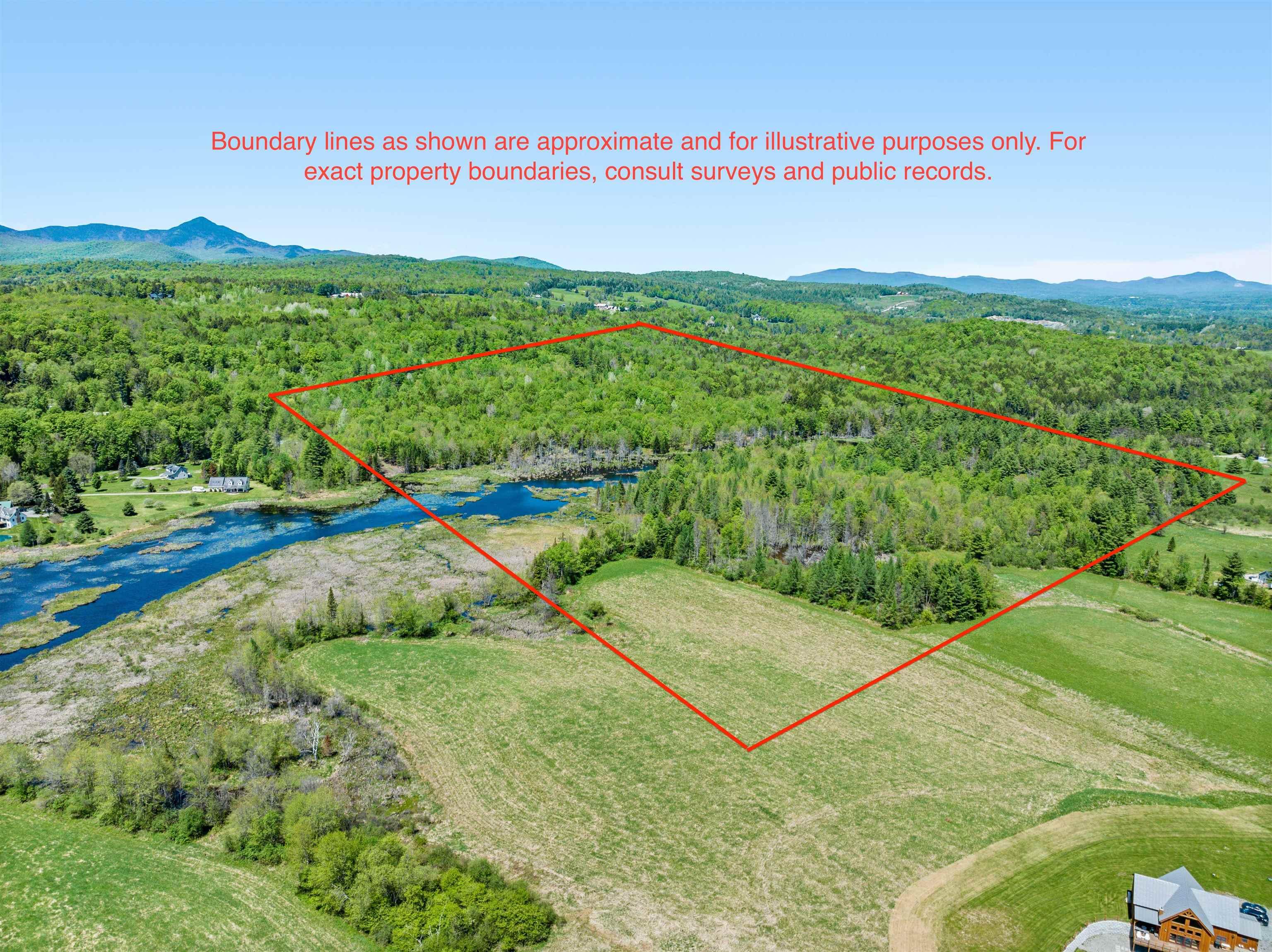 Image 2: Approx boundary 3/4 of land to the West of Brook Image 2: Approx boundary 3/4 of land to the West of Brook