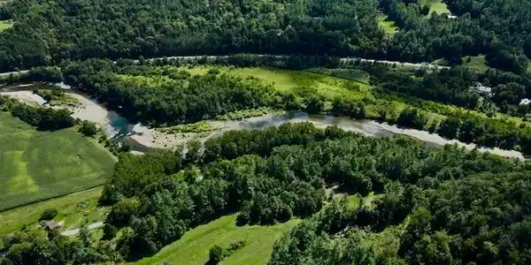 Image 3: House site 1 & White River