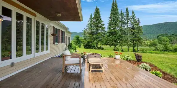 Image 2: Newer Deck with Scenic Mountain Views