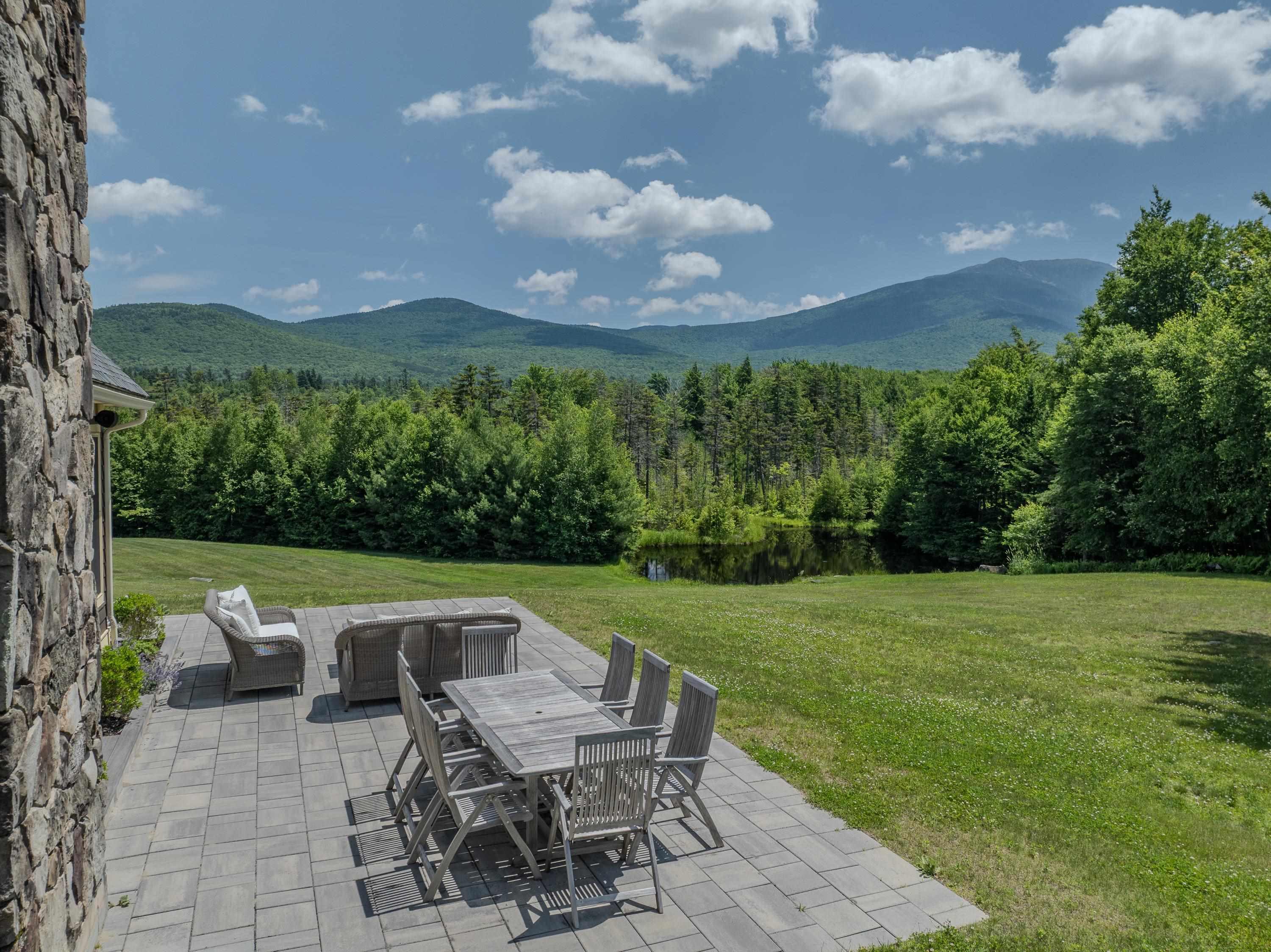 Image 3: Franconia Notch Views-Patio Off Living Room Image 3: Franconia Notch Views-Patio Off Living Room