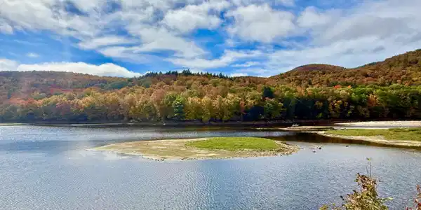 Image 2: Harriman Reservoir directly across the road