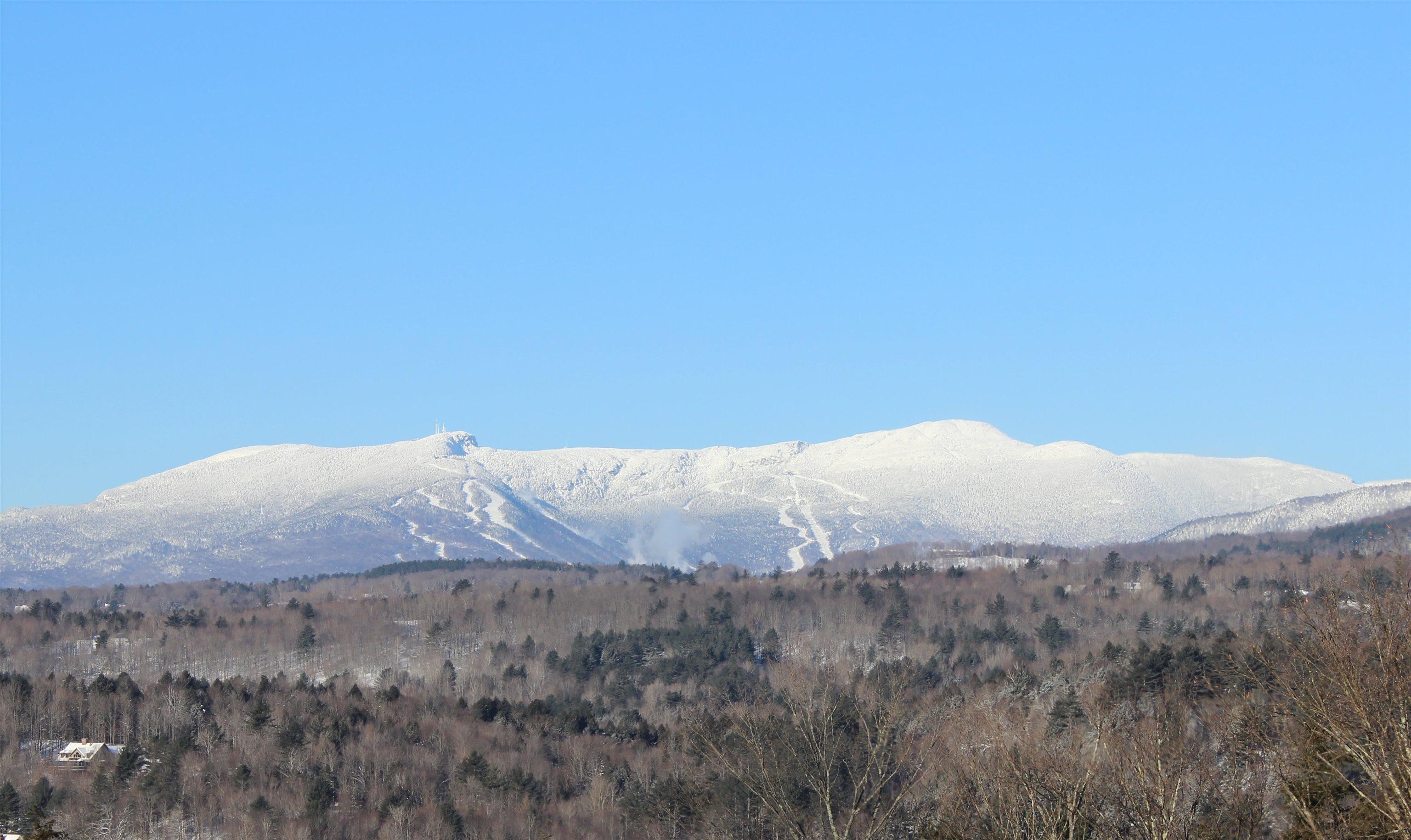 Image 2: Straight on view to Mt. Mansfield