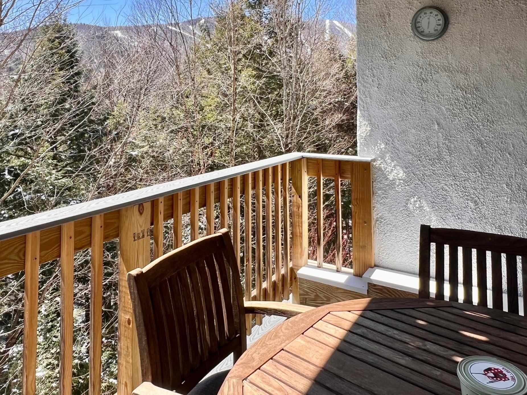 Image 2: View of Sugarbush from the porch Image 2: View of Sugarbush from the porch