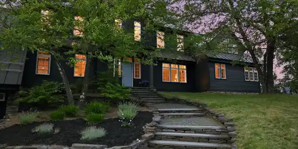 Image 2: Fieldstone Entry Dusk