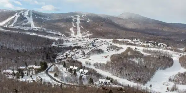 Image 4: Aerial drone shot above lot