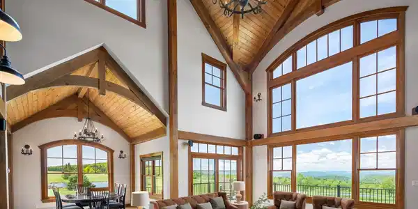 Image 3: Timber Frame Great Room
