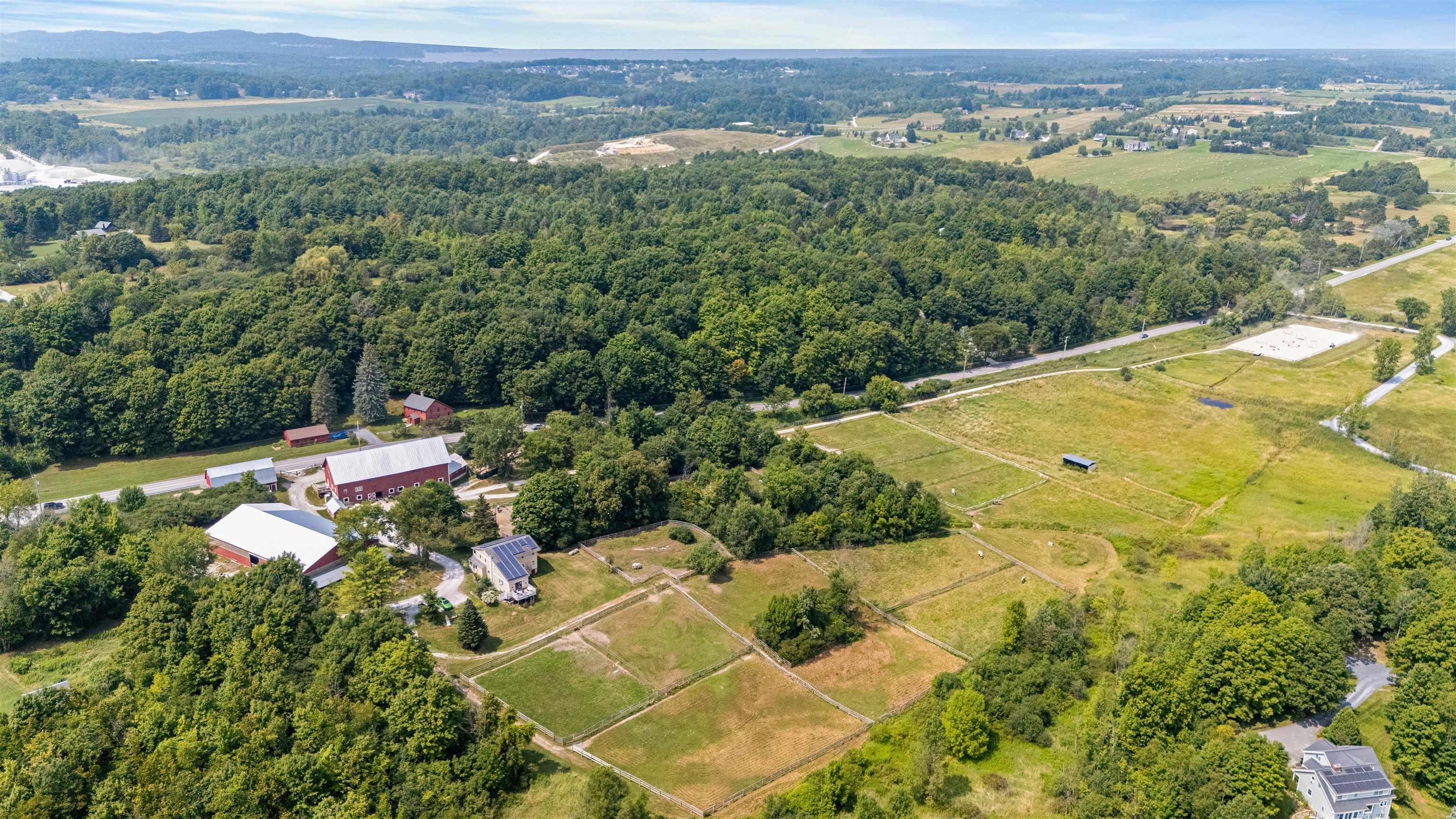 Image 2: view of some of the board pastures behind the house Image 2: view of some of the board pastures behind the house