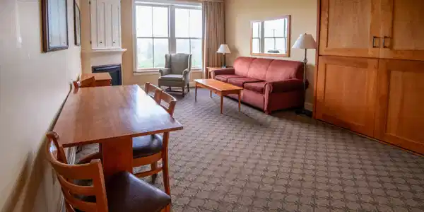Image 3: Living Area w/ Murphy bed