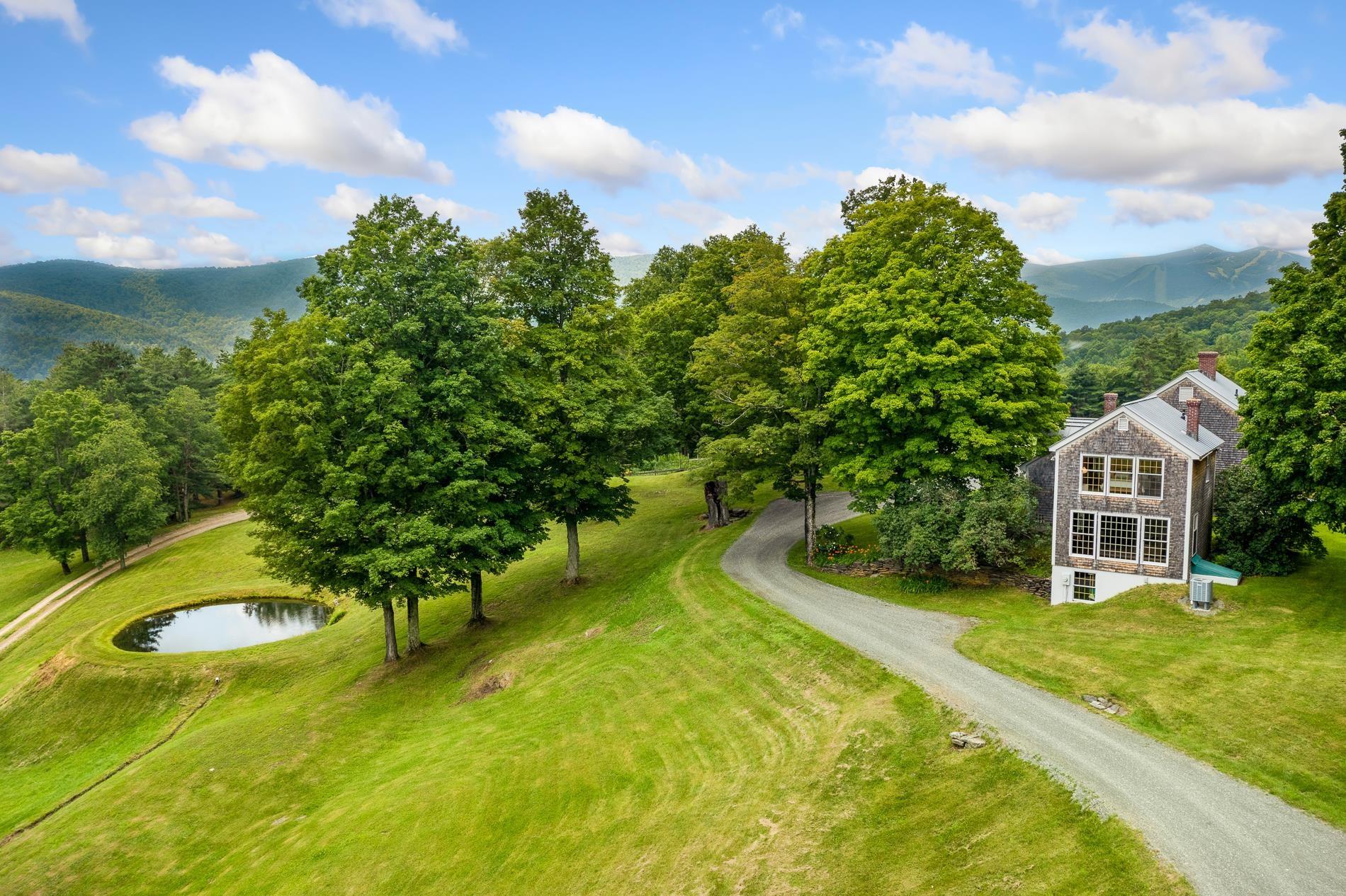 Image 3: Farmhouse & Addition view west to Killington