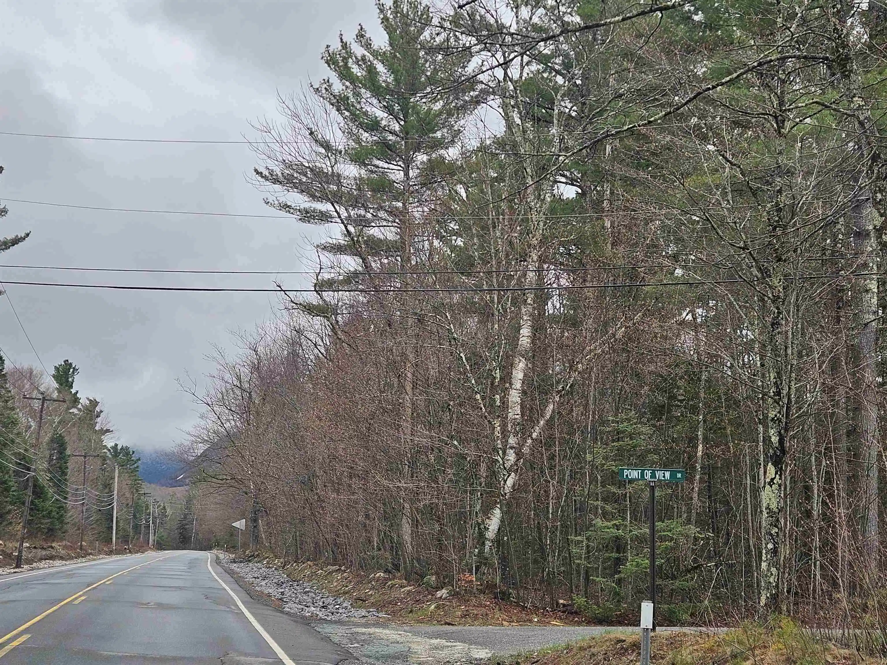 Image 1: Entry into Point of View.  Property will be on the left as s