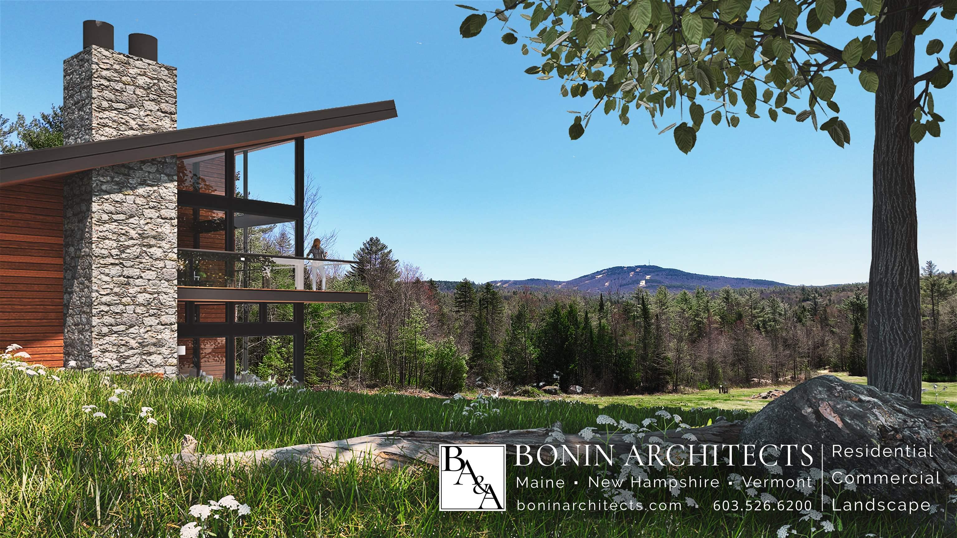 Image 0: Bonin Architects could design this style home for a potential buyer. House is a facsimile., The home is a possibility it is not included.