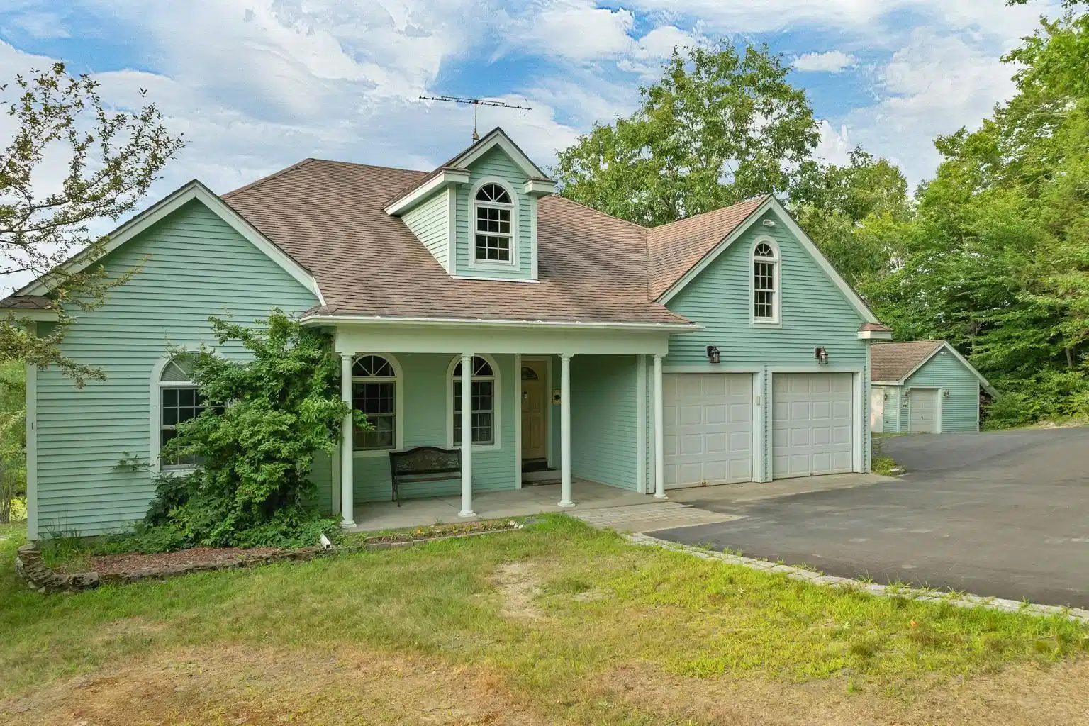 Image 1: Front view of home