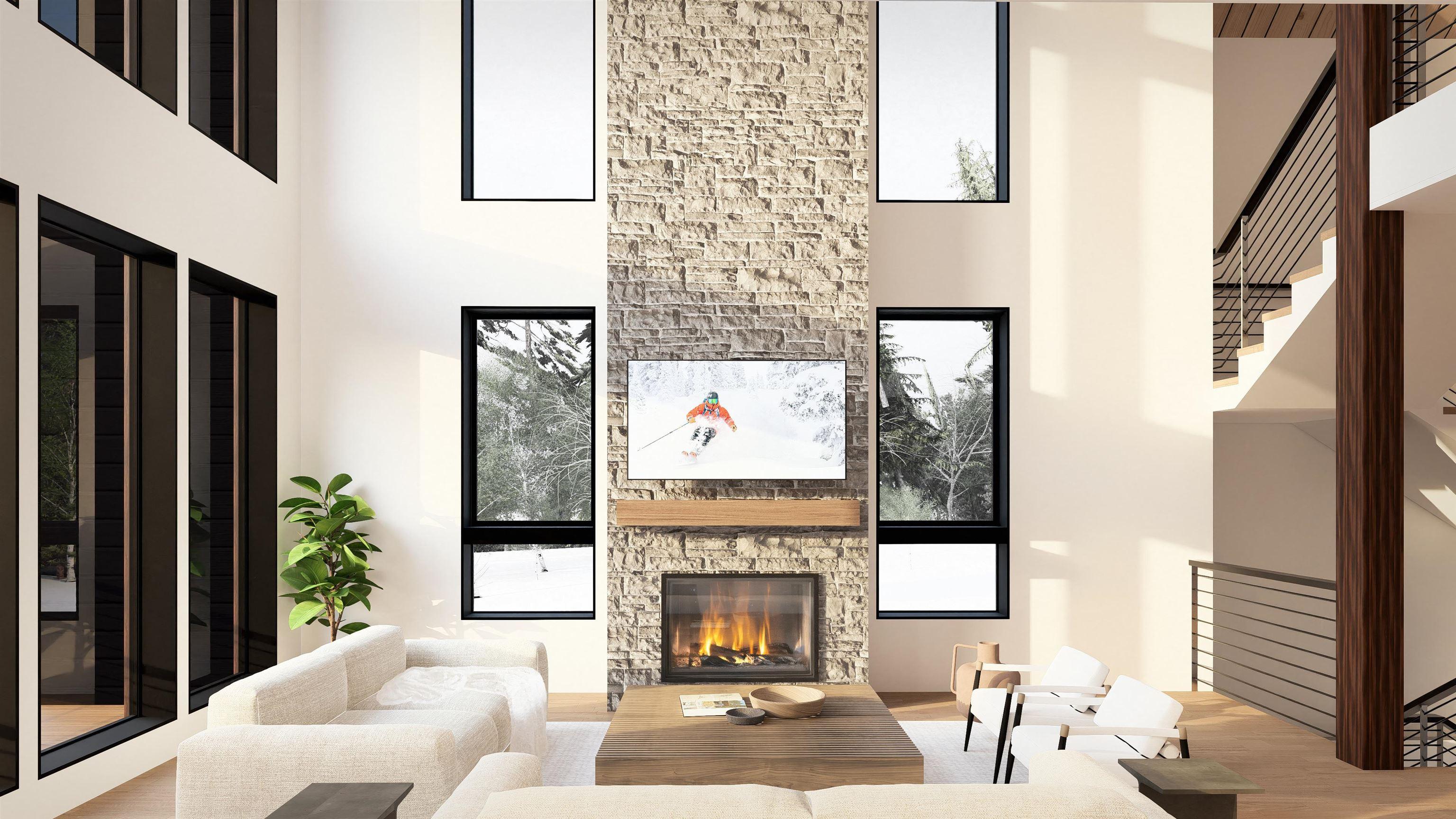 Image 2: Uphill Living Room Render Image 2: Uphill Living Room Render