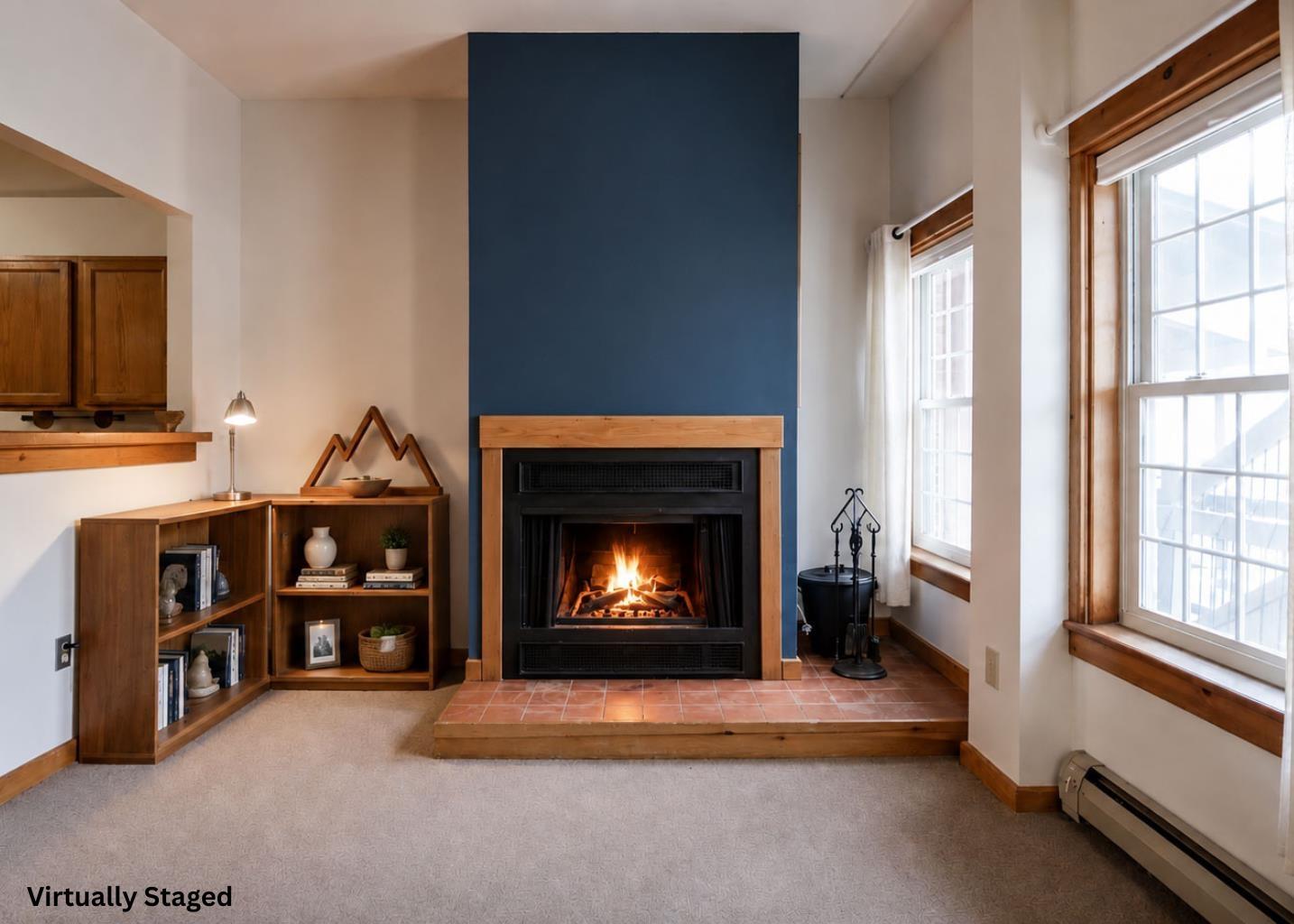 Image 4: Wood burning fireplace Image 4: Wood burning fireplace