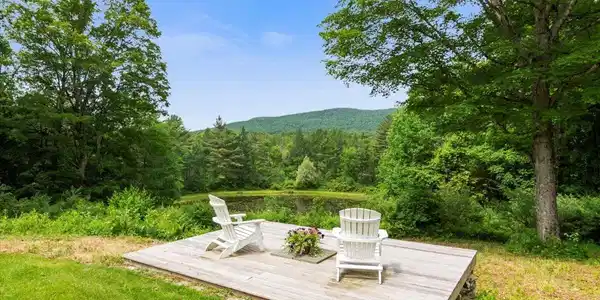 Image 4: The morning view overlooking the pond...