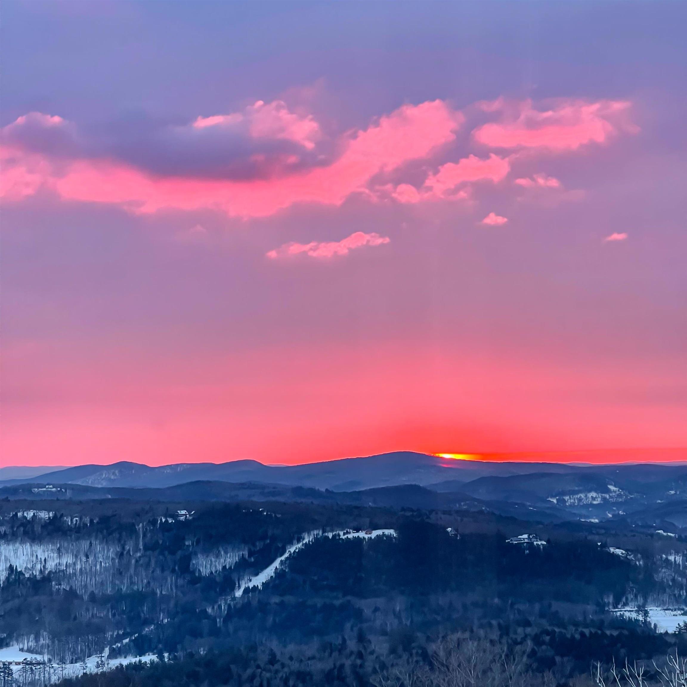 Image 3: Winter sunrise from deck Image 3: Winter sunrise from deck