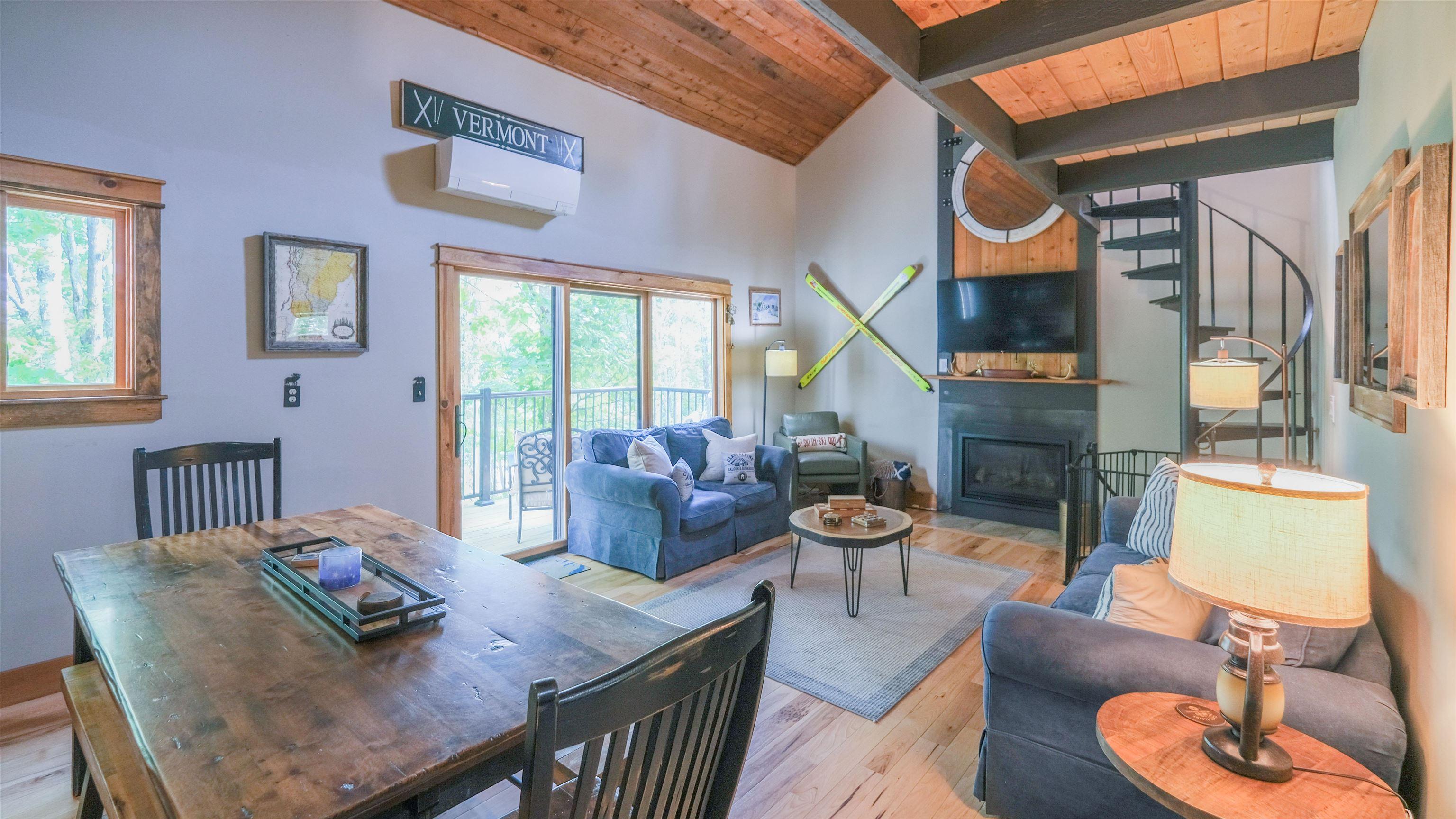 Image 3: Open living with loft above