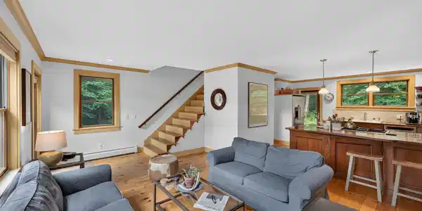 Image 3: Living Room Open To Kitchen