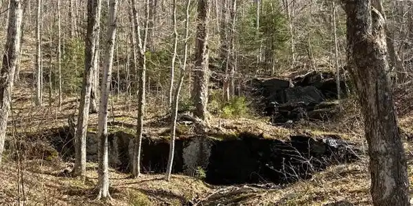 Image 4: Pristine stream waterfalls over large rock outcroppings