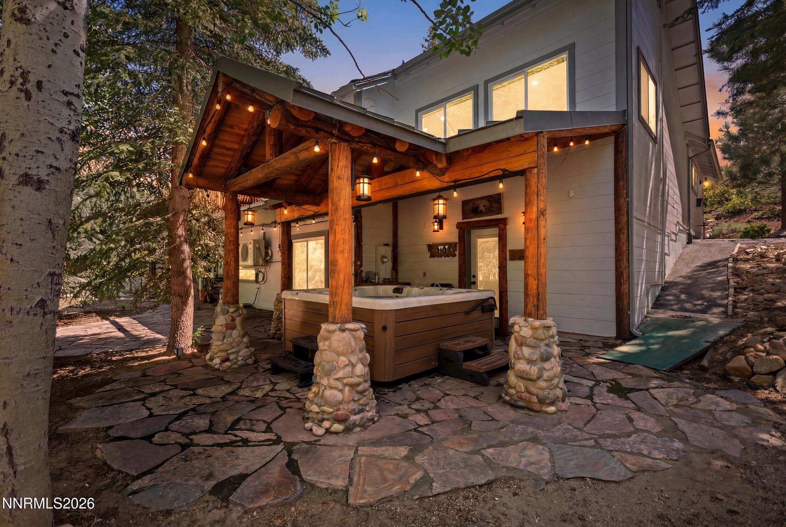 Image 2: Back with Hot Tub