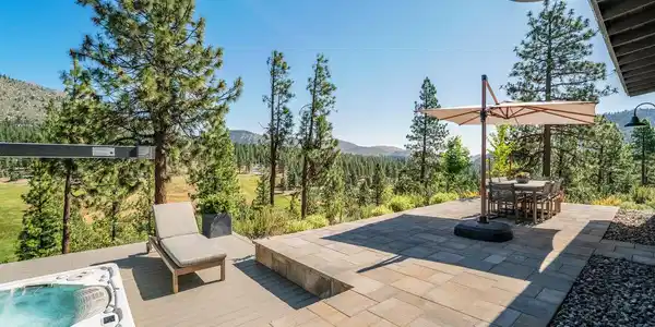 Image 4: expansive paver patio