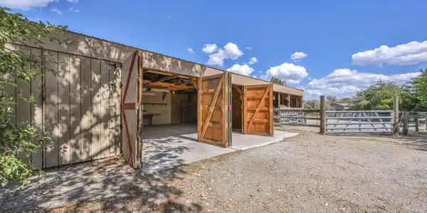 Image 4: 125 Virgil WOOD BARN doors open