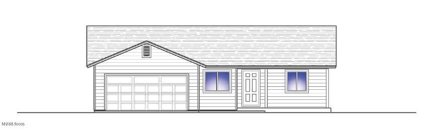 Image 2: 1392 2 Car Left Front Elevation