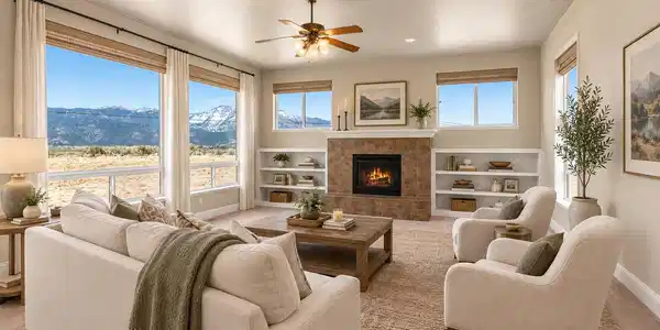 Image 3: virtually staged Living Room