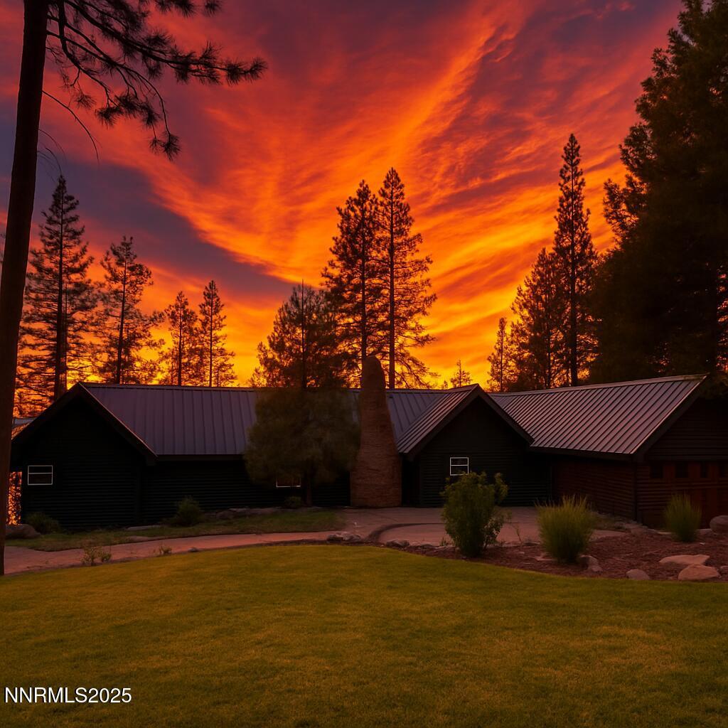 Image 1: 1372 Flowers AI Sunset