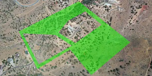 Image 2: Highlighted parcels from different angle