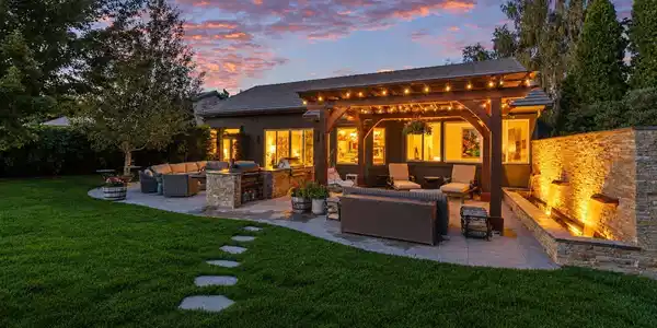 Image 2: Backyard Sunset