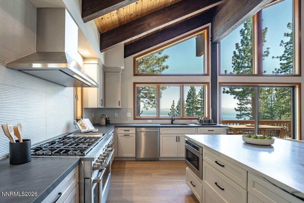 Image 3: 003_Kitchen with Lake Views