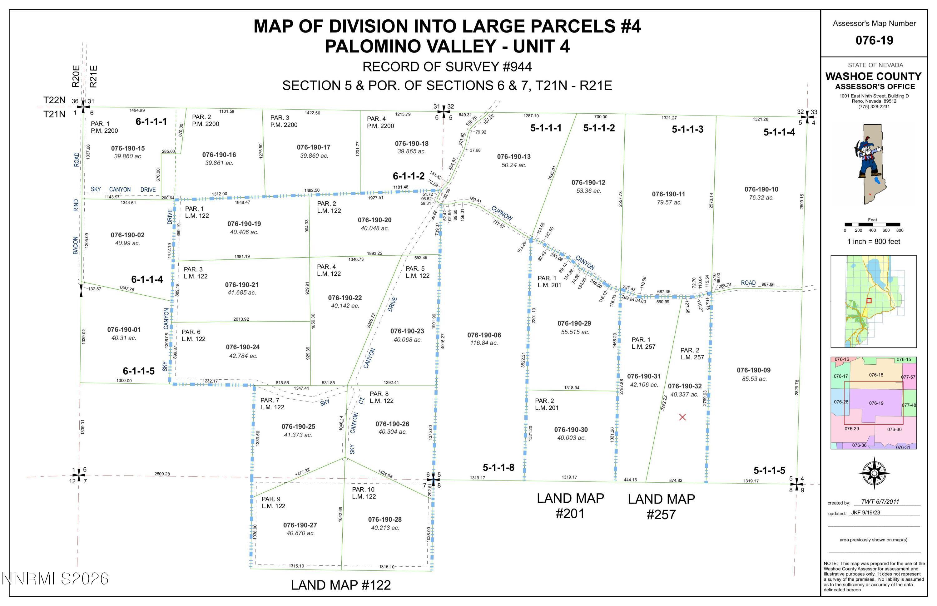 Image 4: x PARCEL MAP 355 Curnow Canyon Rd APN 07