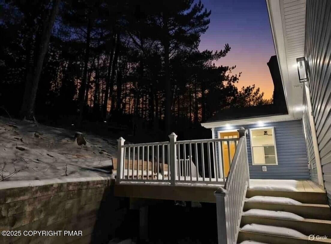 Image 2: 2 Rear Deck from Side Stairs